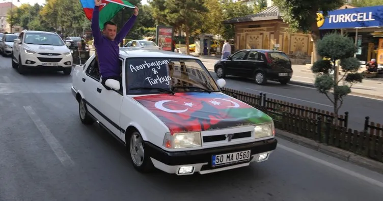 Nevşehir’de can Azerbaycan’a destek konvoyu