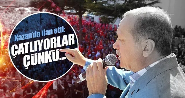 Erdoğan: Bu yüzden çatlayıp, patlıyorlar