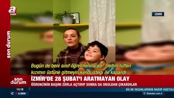İzmir'de 28 Şubat'ı aratmayan skandal olay! Başörtülü öğrenciyi okula almadılar | Video