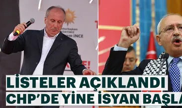 Adayların listesi açıklandı CHP karıştı