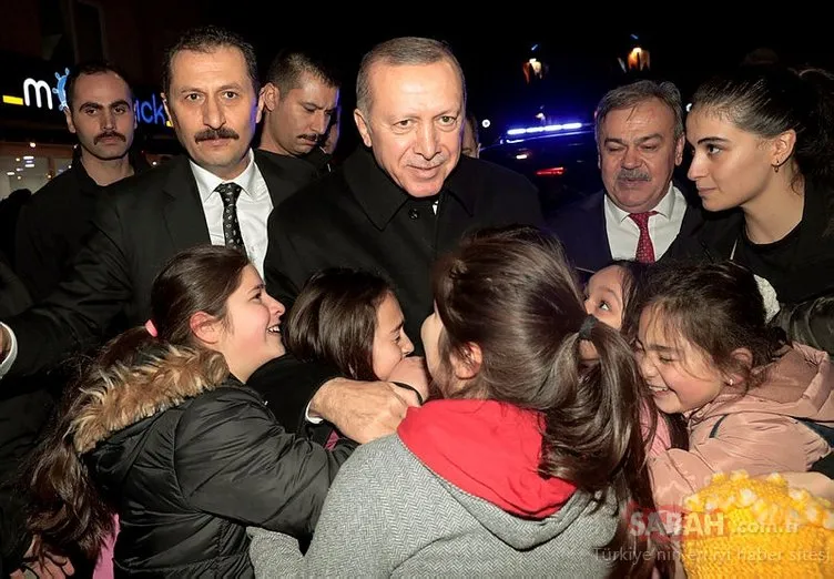 Başkan Erdoğan hemen konvoyu durdurdu ve...