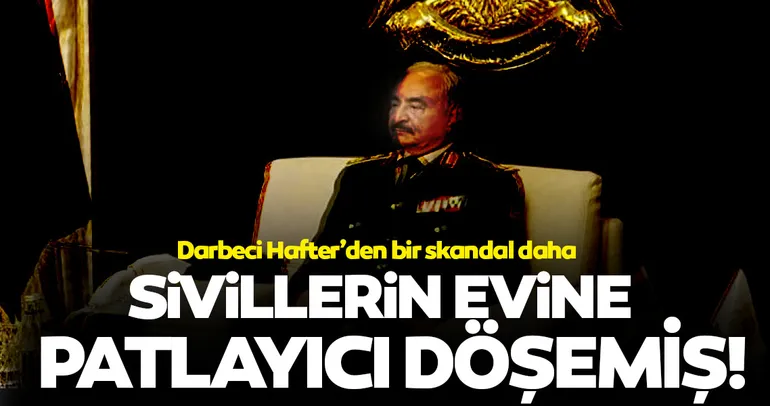 Libya’da Hafter milislerinin sivillerin evlerine döşediği patlayıcılar görüntülendi