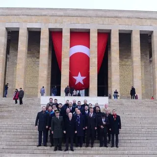 Galatasaray'dan Anıtkabir'e ziyaret