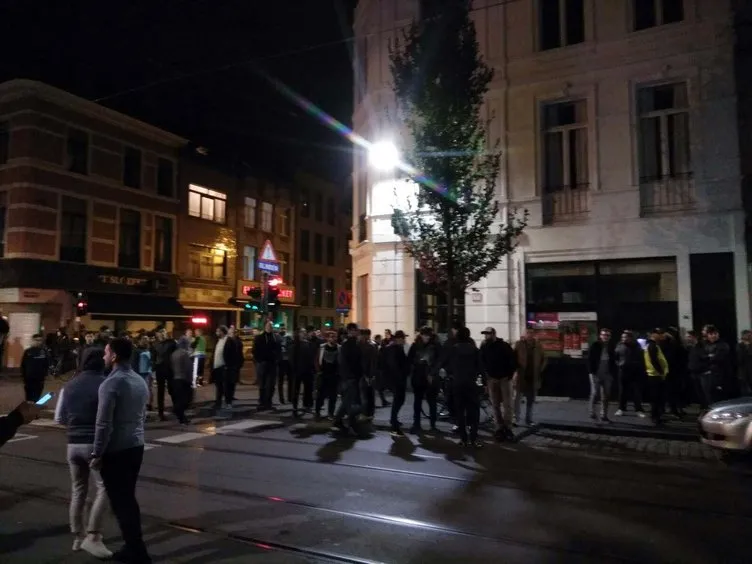 Son dakika haberi: Belçika'da büyük kışkırtma! Türk mahallesine girip slogan attılar