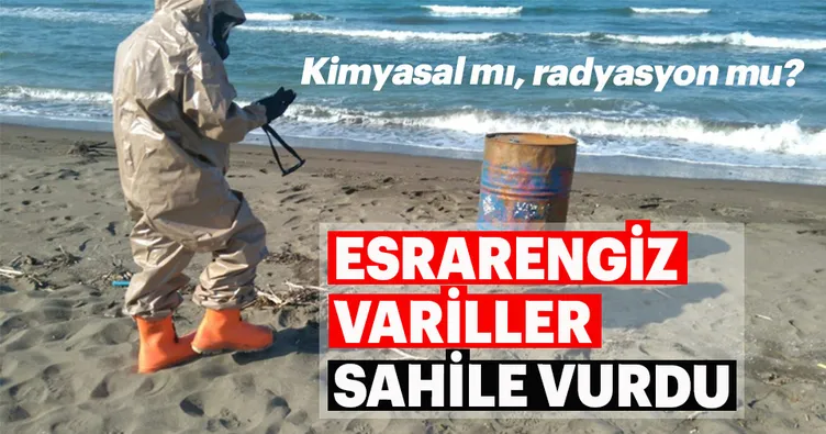 Ordu sahilinde esrarengiz variller