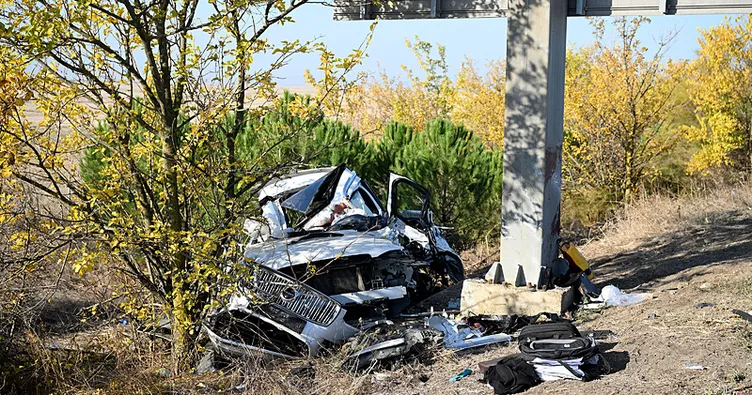 Edirne’de feci kaza: 2 ölü, 3 yaralı!