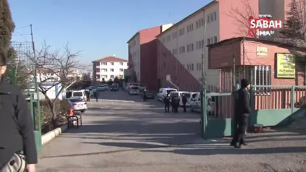 Ankara'da okulda silahlı dehşet! Güvenlik görevlisi önce okul müdürünü sonra kendini vurdu | Video