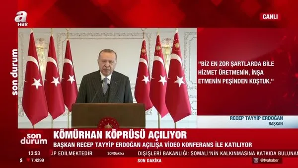 Son dakika: Cumhurbaşkanı Erdoğan'dan yerli koronavirüs aşısı açıklaması | Video