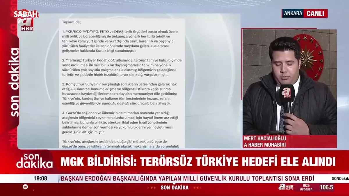 Yılın son MGK'sı sona erdi! videosunu izle | Son Dakika Haberleri