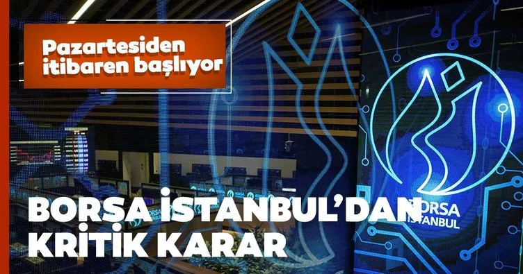 Borsa İstanbul endeks bazlı devre kesici sistemini uygulamaya aldı