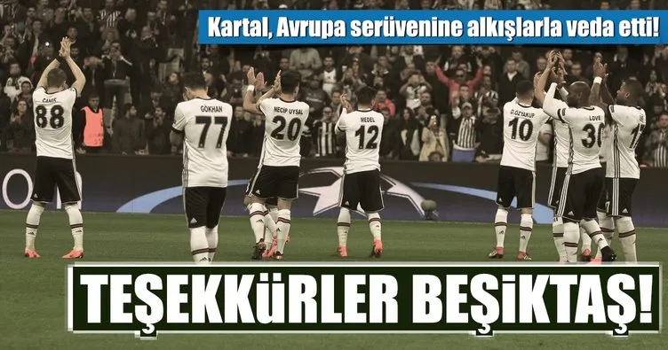 Beşiktaş, Şampiyonlar Ligi’ne veda etti