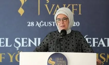 Emine Erdoğan, yazar Şule Yüksel Şenler’in vefatının 1. yılı anma programında konuştu