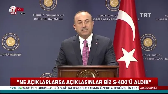 Bakan Çavuşoğlu'ndan S-400 açıklaması 