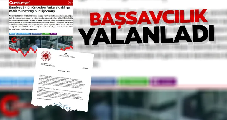 Başsavcılık’tan 4 habere yalanlama!