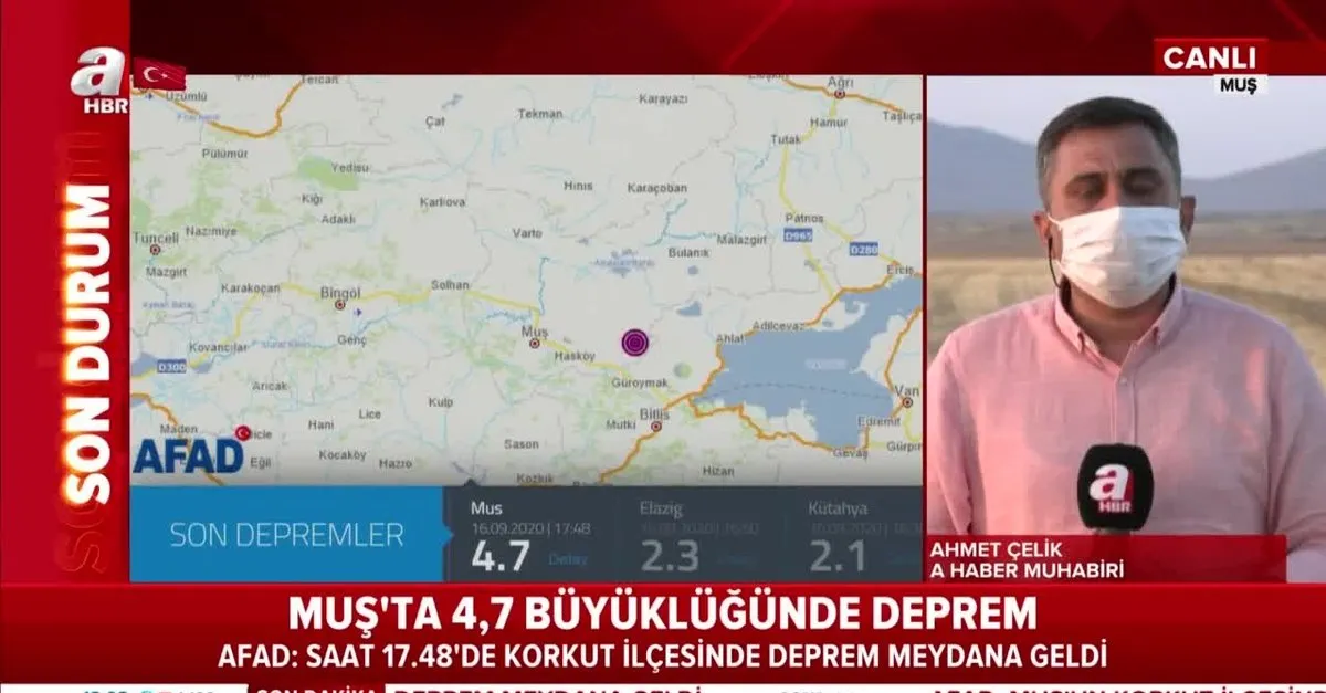 son dakika mus ta 4 7 lik deprem iste ilk bilgiler video videosunu izle son dakika haberleri