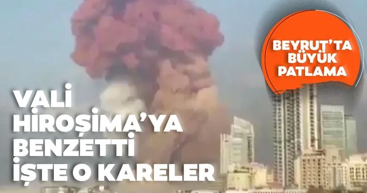 Lübnan'ın başkenti Beyrut'ta patlama