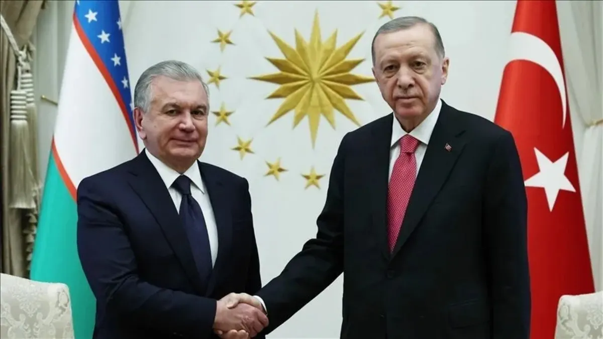 İletişim Başkanlığı paylaştı: Başkan Erdoğan Özbekistan Cumhurbaşkanı ile görüştü! İletişim Başkanlığı paylaştı: Başkan Erdoğan Özbekistan Cumhurbaşkanı ile görüştü!