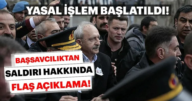 SON DAKİKA: Ankara Cumhuriyet Başsavcılığı harekete geçti! Kılıçdaroğlu’na saldırı hakkında...