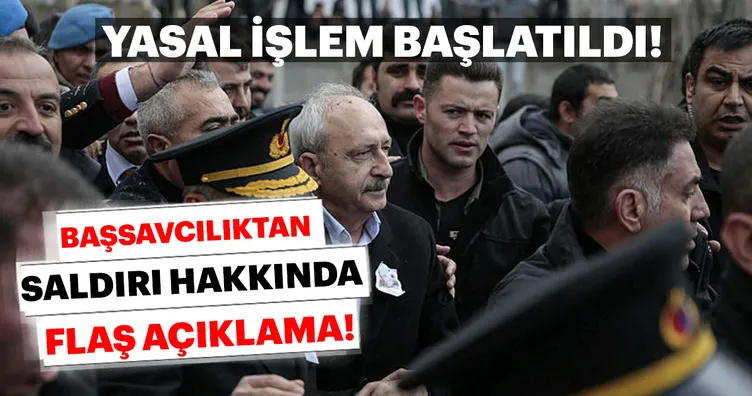 SON DAKİKA: Ankara Cumhuriyet Başsavcılığı harekete geçti! Kılıçdaroğlu'na saldırı hakkında...