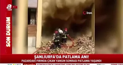 Son dakika haberi | Şanlıurfa’da patlama anında itfaiye ekiplerinin ölümden döndüğü anlar kamerada | Video
