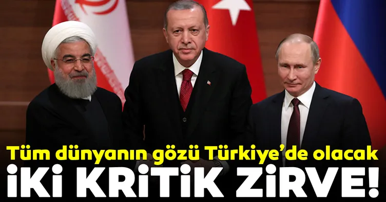 Suriye için iki kritik zirve