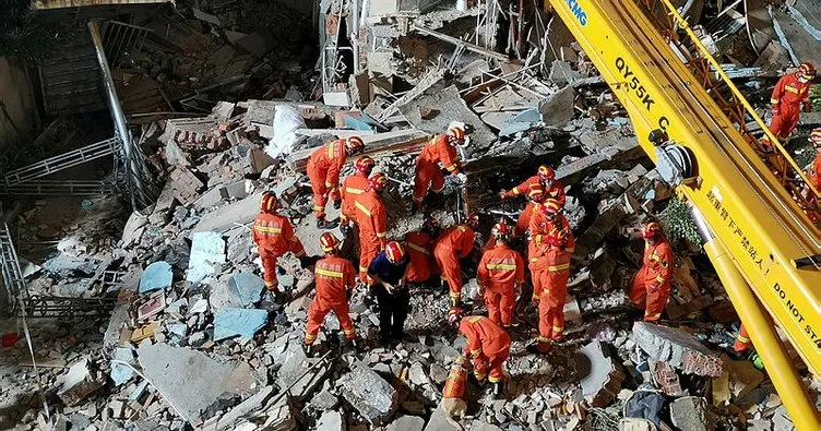 Çin’de çöken otel binasında ölü sayısı 17’ye çıktı