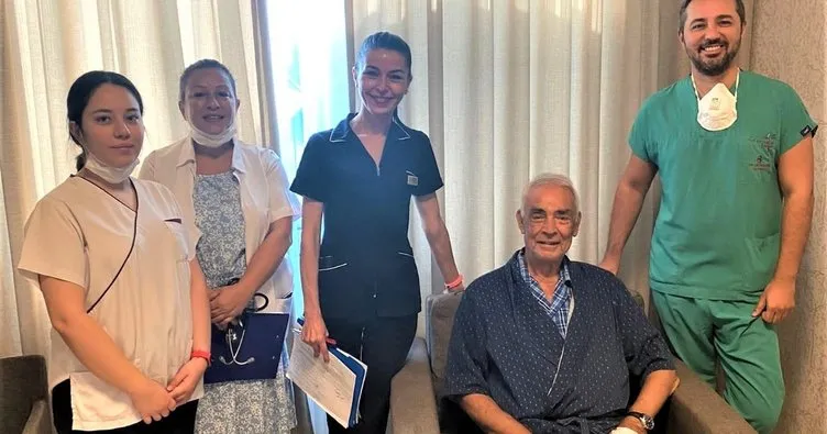 83 yaşındaki hasta yeni tedavi yöntemiyle sağlığına kavuştu