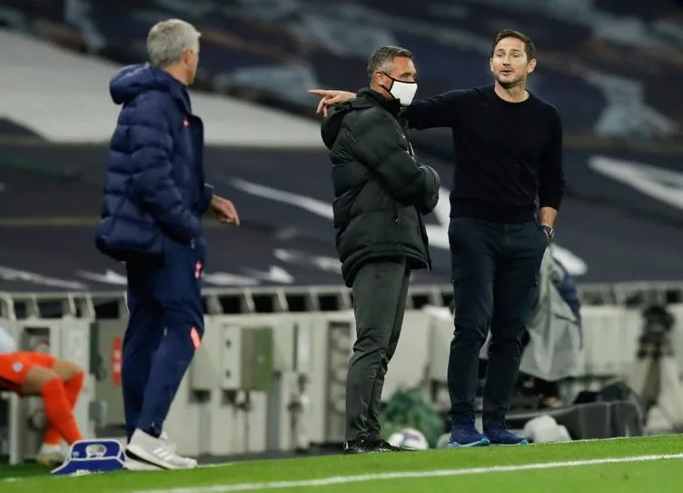 Mourinho ve Lampard saha kenarında tartıştı! İşte o anlar...