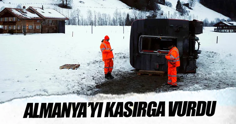 Almanya’da kasırga alarmı