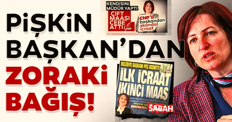 Pişkin Başkan’dan zoraki bağış