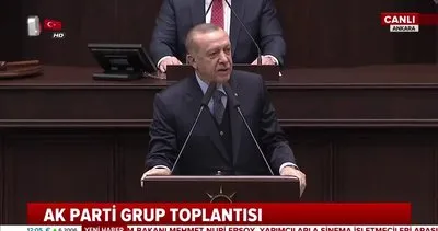Cumhurbaşkanı Erdoğan, TBMM’de AK Parti Grup Toplantısı’nda önemli açıklamalarda bulundu