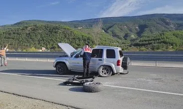Karabük'te kontrolden çıkan cip takla attı: 1'i ağır 2 yaralı! #karabuk