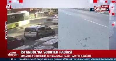 İstanbul’da elektrikli scooter kullanan İlknur Akkaya otobüsün altında kalmıştı! Sürücünün ilk ifadesi ortaya çıktı! | Video