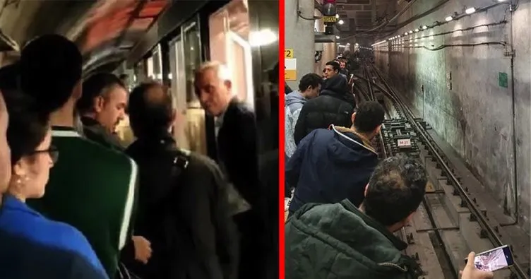 İstanbul’da iki metro hattında arıza