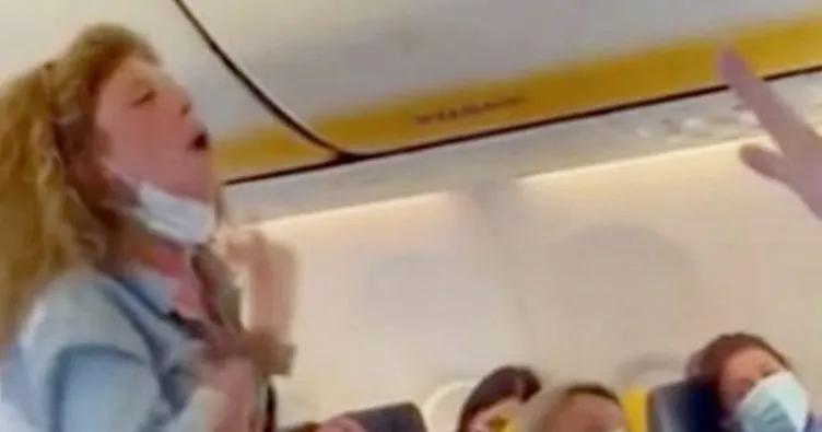 İspanya’da maske kavgası! Uçaktaki yolculara tekme ve yumruklarla saldırdı