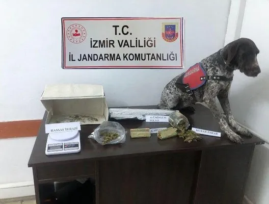 İzmir’de jandarmadan uyuşturucu baskını: 2 gözaltı