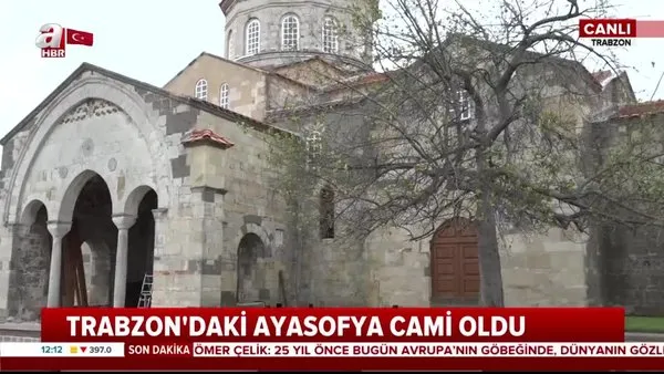 İşte Trabzon'daki Ayasofya Camisi'nin hikayesi | Video