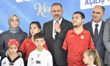 Gençlik ve Spor Bakanı Mehmet Muharrem Kasapoğlu: Buradan Türkiye’ye yeni yıldızlar yetiştireceğiz
