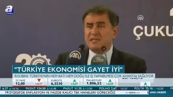 Nouriel Roubini: Türkiye ekonomisi yükselişe geçti