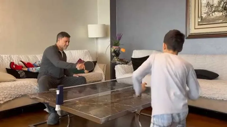 İzzet Yıldızhan’ın çocuklarıyla pazar paylaşımı! Ev hallerini böyle paylaştı...