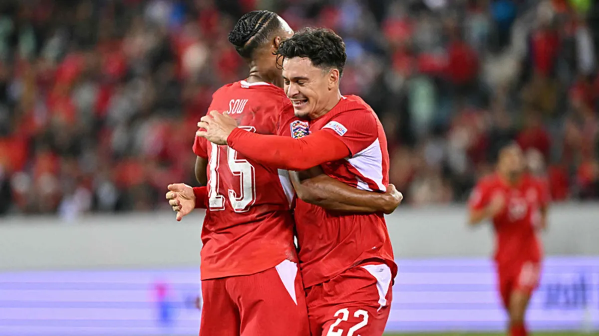 UEFA Uluslar Ligi'nde İsviçre, Kuzey Makedonya'yı 3-0 mağlup etti