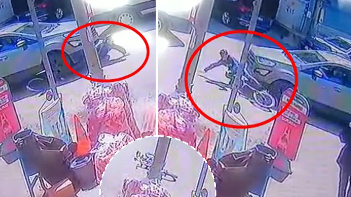 Batman’da korkunç kaza! Otomobil altına aldığı bisikletli çocuğu metrelerce sürükledi: O anlar kameraya yansıdı!