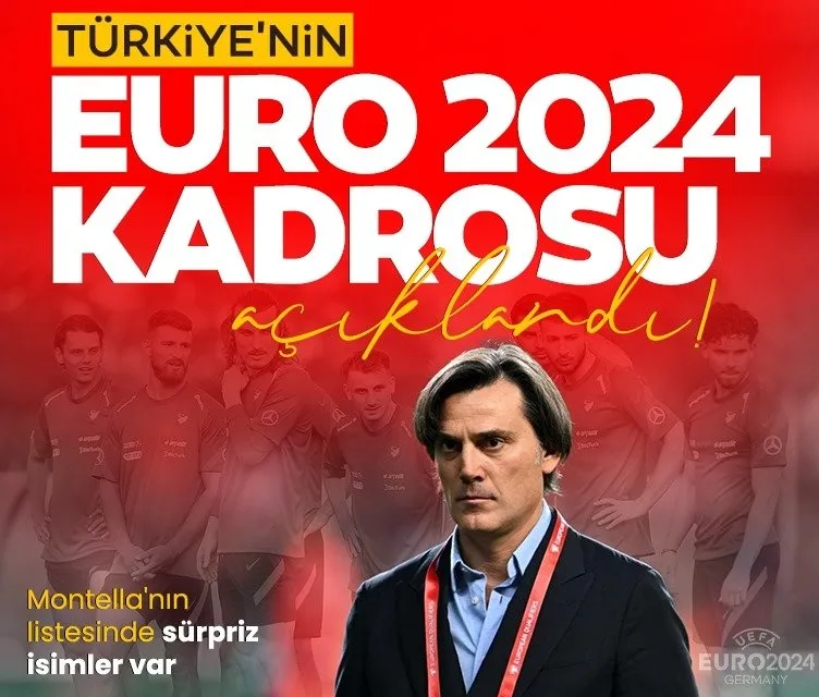Türkiye’nin EURO 2024 kadrosu açıklandı! Sürpriz isimler...