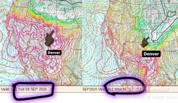 ABD'de ilginç doğa olayı! Dünya bunu konuşuyor: Sıcaklıklar 30 derece birden düştü
