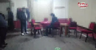 Kahvede oyunda yakalandılar!