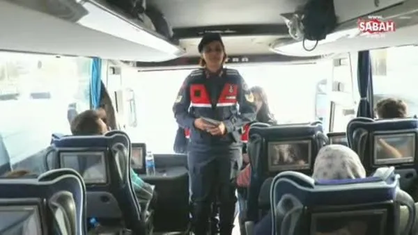 Durdurulan otobüslerde KADES uygulaması | Video