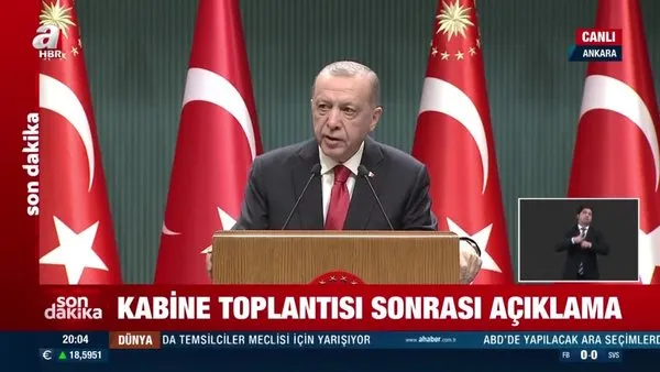SON DAKİKA | Kritik Kabine Toplantısı sona erdi! Başkan Erdoğan'dan önemli açıklamalar | Video