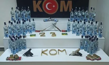 Elazığ'da sahte bandrollü içki operasyonu #elazig