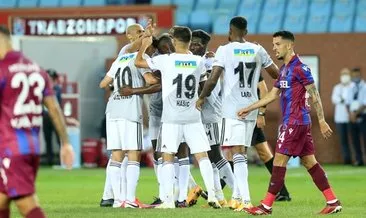 Beşiktaş sezonun ilk derbisini kazandı! Trabzonspor 1-3 Beşiktaş MAÇ SONUCU