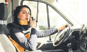 Ambulans şoför Zeynep’e emanet